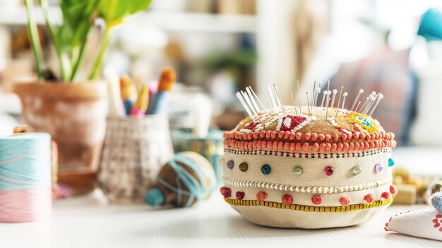 Рабочее место вышивальщицы